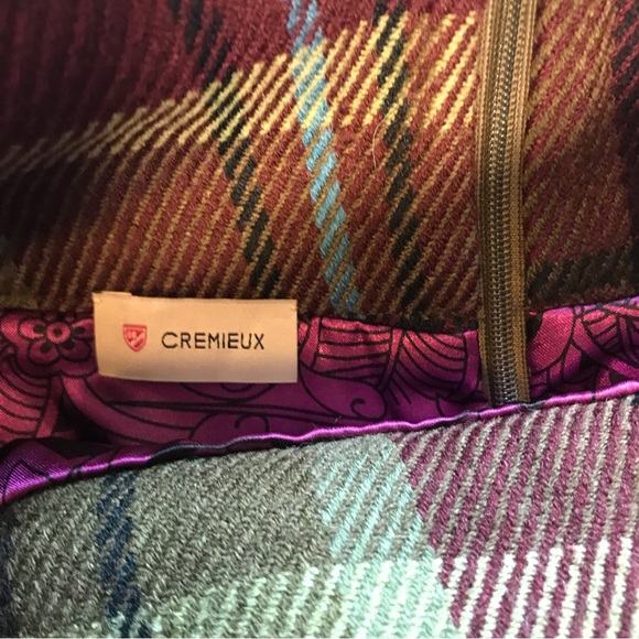 Cremieux  Camilla Plaid  Skirt w Belt NWT - Picture 5 of 12